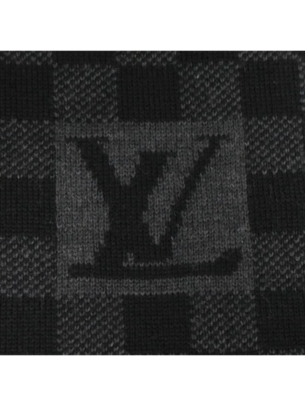 Louis Vuitton Damier Black Echarpe Petit Scarf